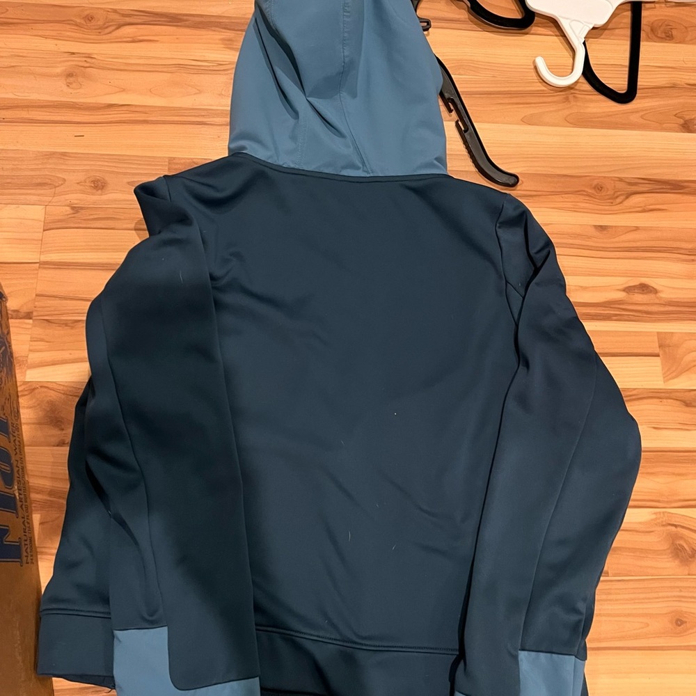 Under armour teal fleece half zip